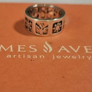 James Avery RETIRED Four Seasons Ring, Sterling Silver 7.5